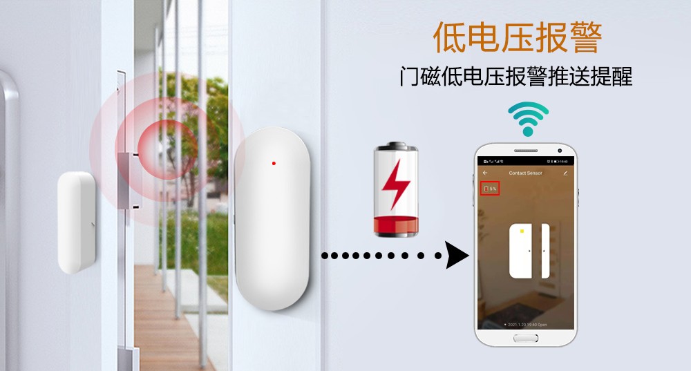 门上防盗报警器 门上防盗报警器